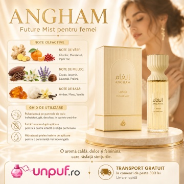 Parfum Arăbesc Lattafa Angham Mist 250 ml, eau de parfum, Damă - Img 9