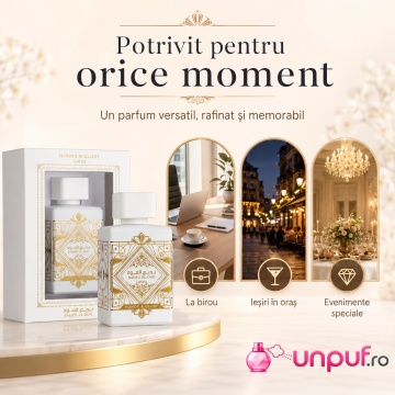 Parfum Arăbesc Lattafa Bade’e Al Oud Honor & Glory 100 ml, Apă de Parfum Unisex, Aromă Oriental Aromatică cu Ananas, Crème Brûlée, Scorțișoară, Piper Negru, Santal și Vanilie - Img 6
