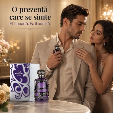 Parfum Arăbesc Lattafa Habik For Men 100 ml, Apă de Parfum Bărbat, Aromă Aromatică Masculină cu Bergamotă, Pară, Frezie și Mosc - Img 5