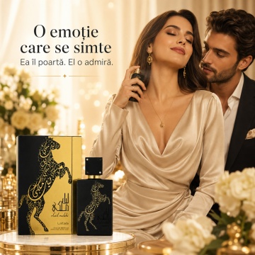 Parfum Arăbesc Lattafa Lail Maleki 30 ml, Apă de Parfum Unisex, Aromă Orientală cu Fructe, Miere, Iasomie, Mosc și Santal - Img 5
