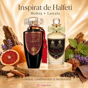 Parfum Arăbesc Lattafa Mohra 100 ml, Apă de Parfum Unisex, Aromă Lemnoasă Condimentată cu Șofran, Lavandă, Trandafir, Cașmir și Santal - Img 8