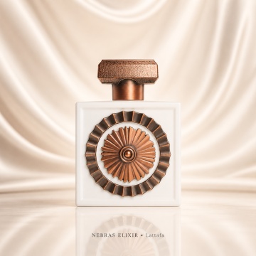 Parfum Arăbesc Lattafa Nebras Elixir 100 ml, Apă de Parfum Damă, Aromă Dulce Vanilată cu Bomboane de Lapte, Frișcă, Mosc și Ambră - Img 2