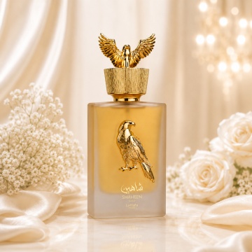 Parfum Arăbesc Lattafa Pride Shaheen Gold 100 ml, Apă de Parfum Unisex, Aromă Oriental Fresh Fructată cu Grapefruit, Lavandă, Ananas, Vanilie și Patchouli - Img 2