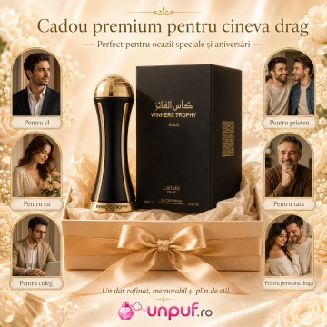Parfum Arăbesc Lattafa Pride Winners Trophy Gold EDP 100 ml Unisex, Inspirat Luxul Modern, Aromă Florală cu Piper Roz, Prună, Iasomie, Trandafir, Mosc, Paciuli și Vanilie - Img 7
