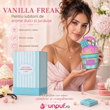 Parfum Arabesc Lattafa Vanilla Freak Give Me Gourmand EDP 75 ml, Damă și Bărbat, Unisex, Dulce, Gurmand și Jucăuș - Img 4