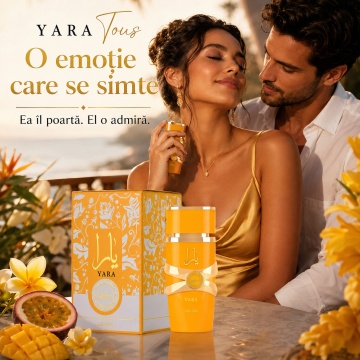 Parfum Arabesc Lattafa Yara Tous EDP 100 ml Damă, Floral Fructat Tropical, Mango, Cocos, Iasomie, Vanilie și Mosc - Img 4