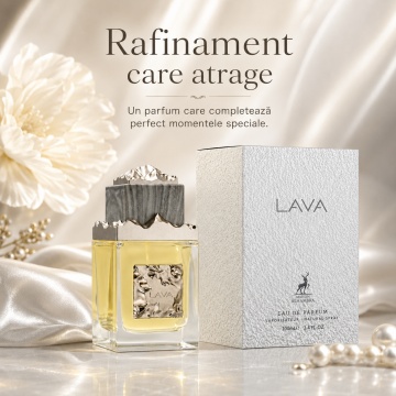 Parfum Arăbesc Lava Maison Alhambra 100 ml, Apă de Parfum Unisex, Damă și Bărbat, Aromă Oriental Ambrată cu Citrice, Condimente, Piper Roz, Rășini, Flori Albe, Tămâie, Ambră, Lemn de Santal și Mosc - Img 5