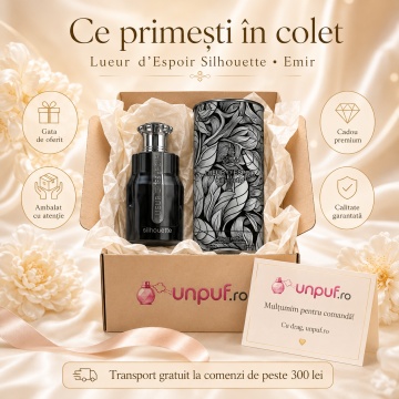 Parfum Arăbesc Lueur D'Espoir Silhouette Emir 100 ml, Apă de Parfum Unisex, Damă și Bărbat, Aromă Floral Mosc Elegantă, Inspirat Stellar Times Louis Vuitton - Img 4