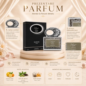 Parfum Arabesc Maison Asrar Vision Eau De Parfum 100 Ml - Img 3