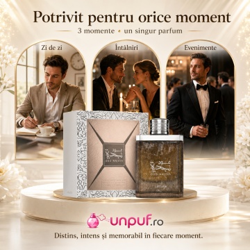 Parfum Arăbesc Najdia Oud Lattafa EDP 100 ml Bărbat, Inspirat Invictus, Aromă Orientală cu Cedru, Scorțișoară, Ambră, Mușchi și Paciuli - Img 6