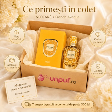 Parfum Arăbesc Nectare Extradose French Avenue 80 ml, Apă de Parfum Unisex, Damă și Bărbat, Inspirat Bravi Thameen, Aromă Aromatic Orientală Luminoasă și Catifelată cu Citrice, Miere, Flori Albe, Tuberoză, Vanilie, Lavandă, Lemn de Cedru, Ambră și Mosc - Img 4