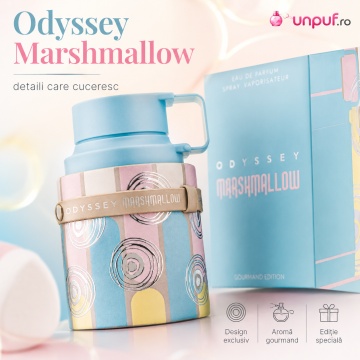 Parfum Arăbesc Odyssey Marshmallow Gourmand Edition Armaf 100 ml, Apă de Parfum Unisex, Damă, Bărbat, Aromă Gurmandă cu Marshmallow, Inspirat Marshmallow Blush Kayali - Img 9