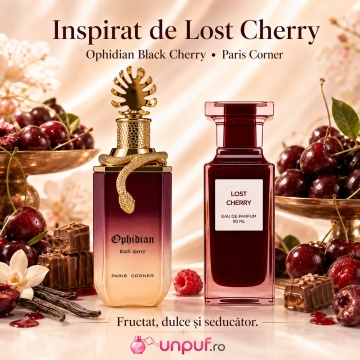 Parfum Arăbesc Ophidian Black Cherry Paris Corner 100 ml, Apă de Parfum Unisex, Damă și Bărbat, Aromă Fructat Gurmandă, Inspirat Lost Cherry - Img 8