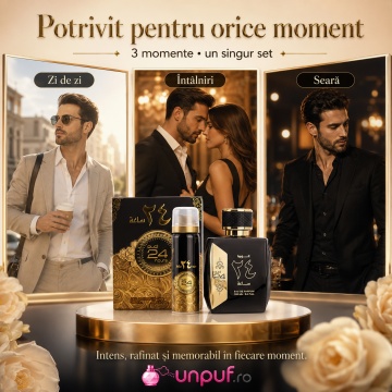 Parfum Arăbesc Oud 24 Hours Eau de Parfum 100 ml + Deodorant Spray 50 ml, Ard Al Zaafaran, Apă de Parfum , Unisex, Damă, Bărbat - Img 6