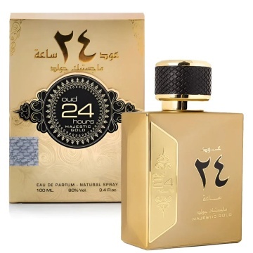 Parfum Arăbesc Oud 24 Hours Majestic Gold Ard Al Zaafaran 100 ml, Apă de Parfum Unisex Damă și Bărbat, Aromă Oriental Oud Lemnoasă Inspirată de Black Orchid - Img 11