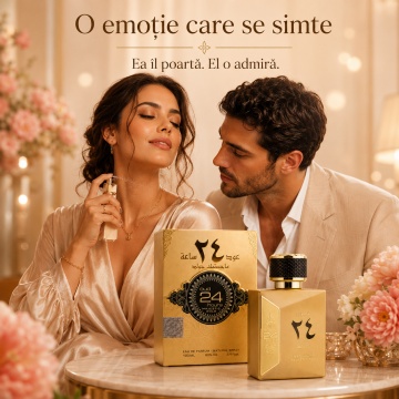 Parfum Arăbesc Oud 24 Hours Majestic Gold Ard Al Zaafaran 100 ml, Apă de Parfum Unisex Damă și Bărbat, Aromă Oriental Oud Lemnoasă Inspirată de Black Orchid - Img 5