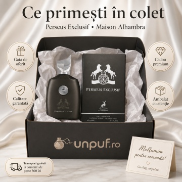 Parfum Arăbesc Perseus Exclusif Maison Alhambra EDP 100 ml Bărbat, Inspirat Pegasus Exclusif, Aromă Oriental Lemnoasă cu Bergamotă, Cardamom, Heliotrop, Piper Roz, Migdale Amare, Lavandă, Iasomie, Mușcată, Oud, Ambră, Santal, Guaiac și Vanilie - Img 4