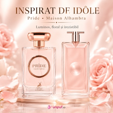 Parfum Arăbesc Pride Maison Alhambra EDP 100 ml Damă, Inspirat Idôle Lancome, Aromă Oriental Florală cu Ceai, Bergamotă, Frezie, Orhidee, Iasomie, Trandafir, Floare de Portocal, Paciuli, Mosc și Vanilie - Img 8