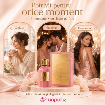 Parfum Arăbesc Qissa Pink Paris Corner 100 ml, Apă de Parfum Damă, Aromă Oriental Vanilată, Dulce și Feminină, Inspirat Thank You, Next - Img 6