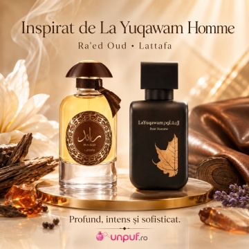 Parfum Arăbesc Ra'Ed Oud Lattafa EDP 100 ml Bărbat, Inspirat La Yuqawam Homme, Aromă Oriental Lemnoasă cu Oud, Note Picante, Cedru, Lemn de Guaiac, Note Dulci, Note Florale, Fum și Pielărie - Img 8