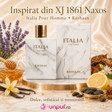 Parfum Arăbesc Rayhaan Italia Pour Homme pentru Bărbați, Aromă Dulce Aromatică Gourmand - Img 10