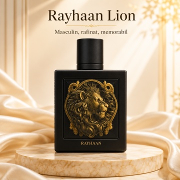 Parfum Arăbesc Rayhaan Lion pentru Bărbați 100 ml, Aromatic Vanilat Condimentat - Img 9