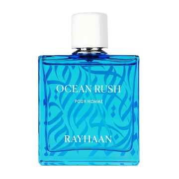 Parfum Arăbesc Rayhaan Ocean Rush Men EDP 100 ml Bărbat, Inspirat Light Blue Eau Intense, Aromă Acvatic Proaspătă cu Note Marine, Bergamotă, Grepfrut, Lavandă, Note Ozonice, Salvie, Cedru, Ambroxan și Mosc - Img 12
