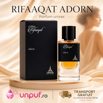 Parfum Arăbesc Rifaaqat Adorn Paris Corner 85 ml, Apă de Parfum Bărbați, Aromă Chypre Lemnoasă, Ambrată și Elegantă, Inspirat Tuxedo Yves Saint Laurent - Img 10