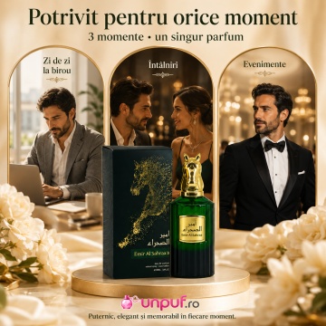 Parfum Arăbesc Risala Series Emir Al Sahara'A 90 ml, Unisex, Damă, Bărbat, edp - Img 6