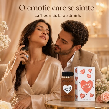 Parfum Arăbesc Safeer Al Hub Ard Al Zaafaran 100 ml, Apă de Parfum Bărbat, Aromă Oriental Florală, Citrice, Mosc și Vanilie, Inspirat Allure Homme Sport - Img 5
