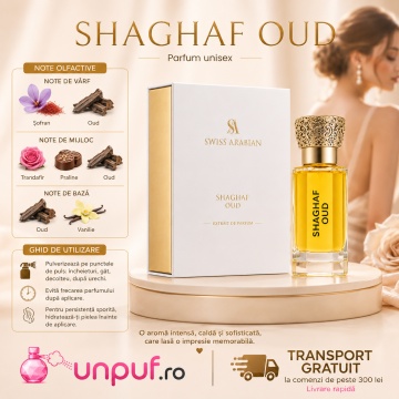 Parfum Arăbesc Shaghaf Oud 12 ml ulei, Swiss Arabian, Esență ulei parfum , Unisex, Damă, Bărbat - Img 7