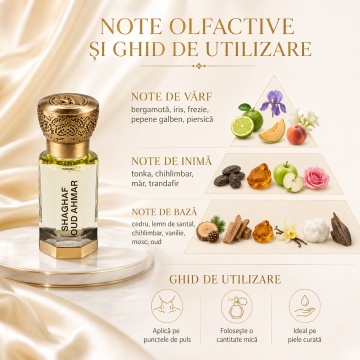 Parfum Arăbesc Shaghaf Oud Ahmar 12 ml, Swiss Arabian, Apă de Parfum , Unisex, Damă, Bărbat - Img 8