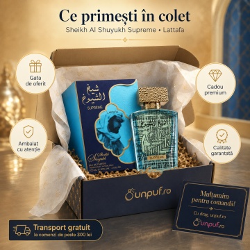 Parfum Arăbesc Sheikh Al Shuyukh Supreme Lattafa 100 ml, Apă de Parfum Bărbat, Aromă Oriental Condimentată cu Scorțișoară, Trandafir, Șofran, Caramel, Paciuli, Ambră, Ambroxan, Note Lemnoase și Vanilie - Img 4