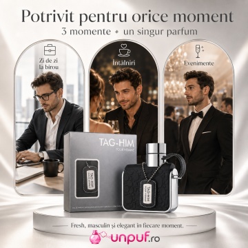 Parfum Arăbesc Tag For Him Armaf 100 ml, Apă de Parfum Bărbați, Aromă Aromatic Condimentată, Fresh Lemnoasă, Inspirat Bleu De Chanel - Img 6