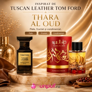 Parfum Arăbesc Thara Al Oud Supreme Intense Ard Al Zaafaran 100 ml, Apă de Parfum Unisex Damă și Bărbat, Aromă Oriental Oud Lemnoasă Inspirată de Tuscan Leather - Img 5
