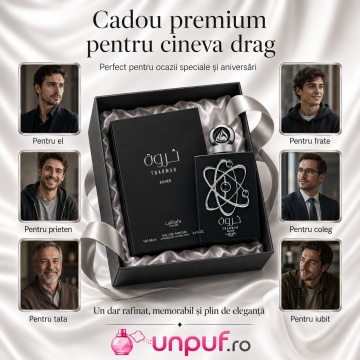 Parfum Arăbesc Tharwah Silver Lattafa Pride EDP 100 ml Bărbat, Inspirat Ralph’s Club, Aromă Lemnos Floral Mosc cu Bergamotă, Mentă, Lavandă, Salvie, Cedru, Mosc și Vetiver - Img 7