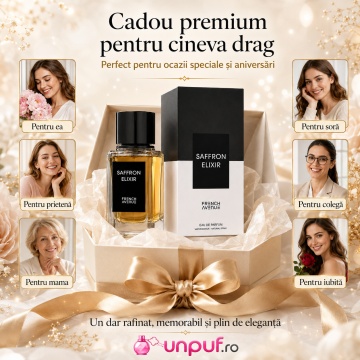 Parfum Arăbesc Unisex Saffron Elixir French Avenue 100 ml, Apă de Parfum, Inspirat de Crystal Saffron Matiere Premiere, Aromă Oriental Ambrată cu Citrice, Iasomie, Șofran, Condimente Fine, Ambră, Accente Metalice, Cedru, Mosc, Rășini, Lemn și Note Balsami - Img 7