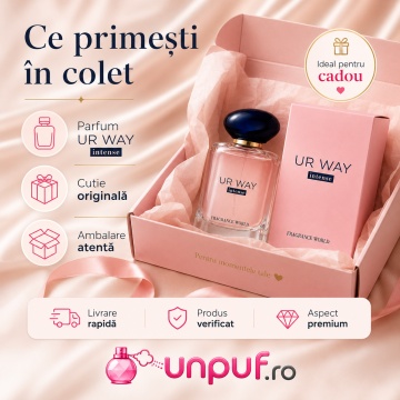 Parfum Arăbesc UR Way Intense Fragrance World 100 ml, Apă de Parfum Damă, Aromă Floral Alb Vanilată cu Portocală Amară, Floare de Portocal, Iasomie, Note Solare, Tuberoză, Vanilie de Madagascar, Lemn de Santal și Mosc - Img 4