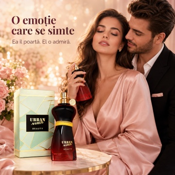 Parfum Arăbesc Urban Women Beauty Fragrance World 100 ml, Apă de Parfum Damă, Aromă Floral Fructată Feminină cu Coacăze Negre, Mandarină, Pară, Floare de Portocal, Iasomie, Iris, Patchouli, Praline, Mosc și Vanilie - Img 5