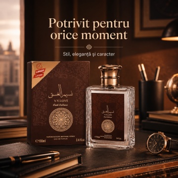 Parfum Arăbesc V.V. Love Dusk Embrace, Apă de Parfum Bărbat, 100 ml - Img 6