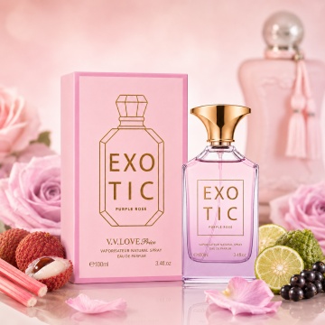 Parfum Arăbesc V.V. Love Exotic PurpleRose Eau de Parfum 100 ml, Damă, Inspirat din Delina Parfums de Marly, Aromă Floral Fructată și Persistentă