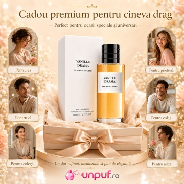 Parfum Arăbesc Vanille Drama Fragrance World 80 ml, Apă de Parfum Unisex, Damă și Bărbat, Aromă Vanilată Ambrată Intensă cu Rom, Scorțișoară, Vanilie, Boabe de Tonka, Cacao, Iasomie, Ambră, Lemn de Santal și Mosc - Img 7