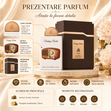 Parfum Arăbesc Vintage Radio Lattafa Pride EDP 100 ml Unisex, Inspirat Paragon Initio Parfums Prives, Aromă Oriental Lemnoasă cu Bergamotă, Lavandă, Salvie, Prună, Palo Santo, Piper Negru, Lemn de Ambră și Lemn de Santal - Img 3