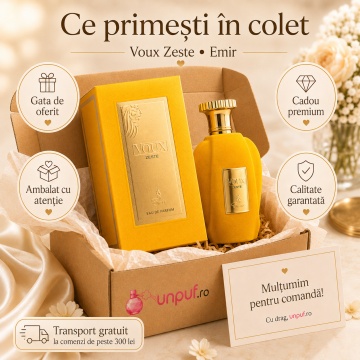 Parfum Arăbesc Voux Zeste Emir 100 ml, Apă de Parfum Damă, Aromă Citric Gurmandă, Inspirat Italian Cello - Img 4