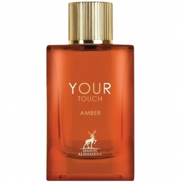Parfum Arăbesc Your Touch Amber Maison Alhambra EDP 100 ml Bărbat, Inspirat Stronger With You Amber Giorgio Armani, Aromă Oriental Fougère cu Lavandă, Ambră, Cardamom, Rășină Benzoică, Scorțișoară, Vanilie și Nuci Caramelizate - Img 12