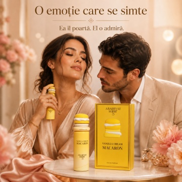 Parfum Arabiyat Sugar Vanilla Cream Macaron 100 ml ,arăbesc , Bărbat, Damă, Unisex - Img 5