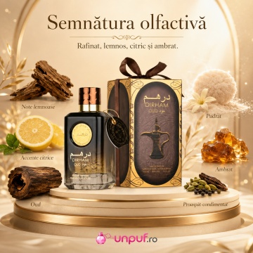 Parfum Ard Al Zaafaran Dirham Oud 100 ml, parfum arăbesc, edp, Unisex, Damă, Bărbat - Img 8