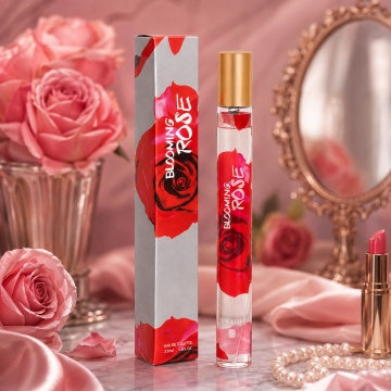 Parfum Damă Blooming Rose 35 ml V.V. Love, Apă de Toaletă, Inspirat de Lancôme Trésor Midnight Rose, Aromă Floral Fructată cu Zmeură, Trandafir, Coacăze, Piper Roz, Bujor, Iasomie, Vanilie, Mosc și Cedru de Virginia - Img 5