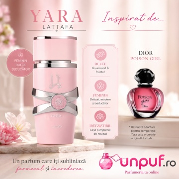 Parfum damă Lattafa Yara, Eau de Parfum 100 ml, aromă dulce florală, vanilie, fructe tropicale, orhidee, mosc, ambră și lemn de santal - Img 7