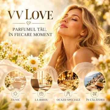 Parfum Dama VV Love Blonde Joy, Eau de Parfum EDP, 30 ml, Persistent, Floral-Condimentat, cu Vanilie si Lemn de Santal, pentru Zi si Seara - Img 6